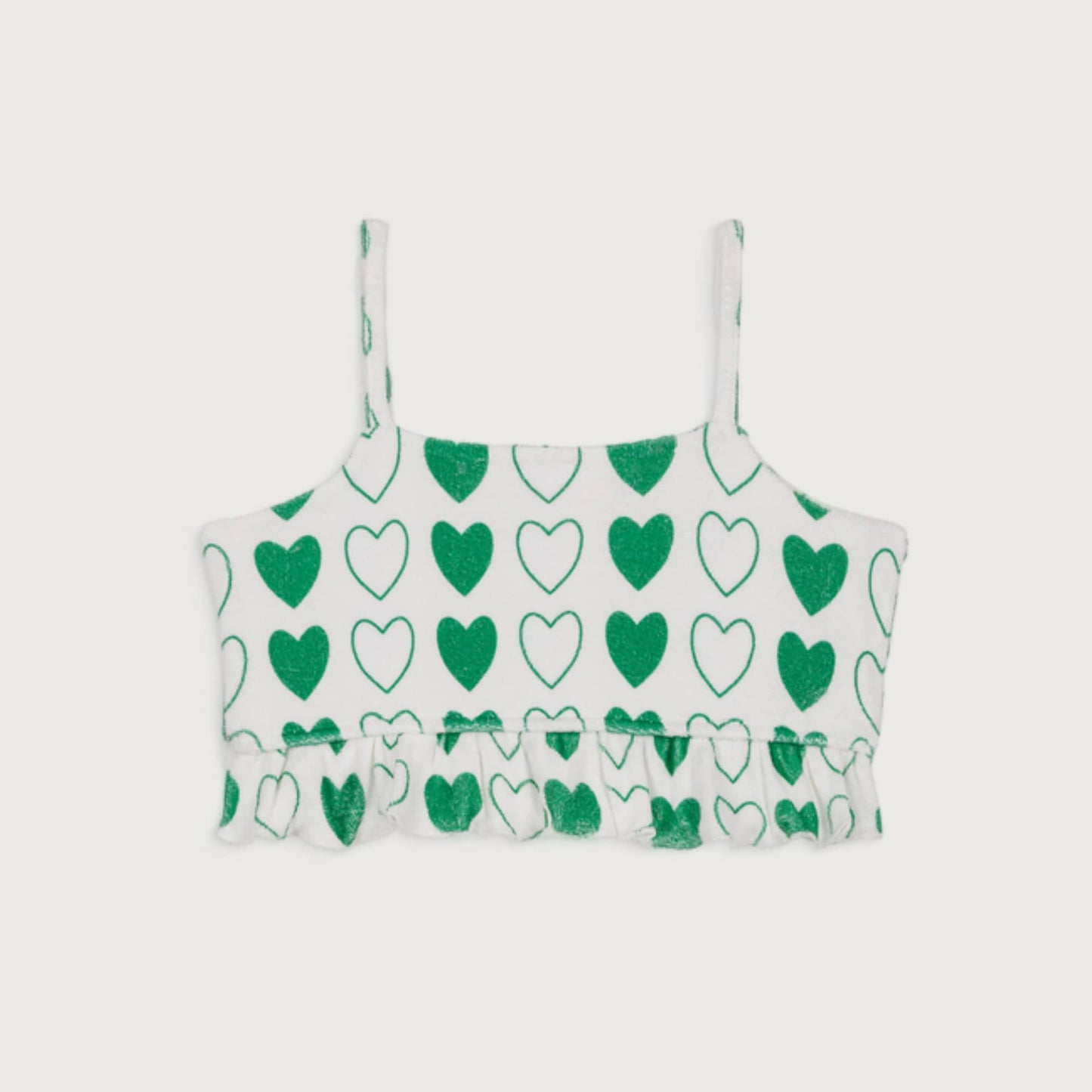 We Are Kids Top Clara green hearts / 10-11Y
