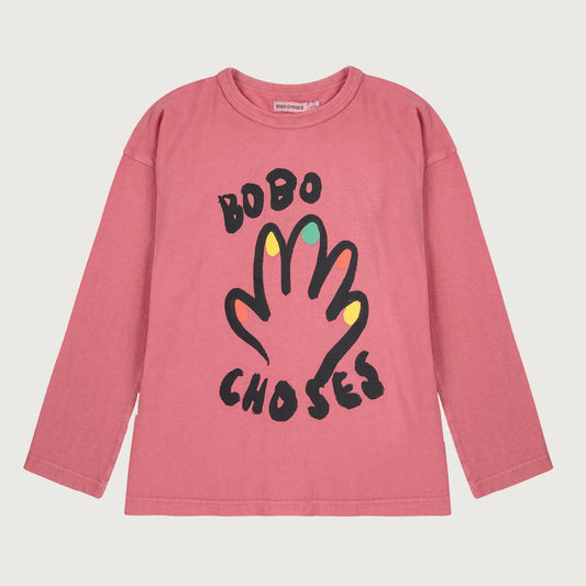 Bobo Choses HIGH FIVE T-shirt pink