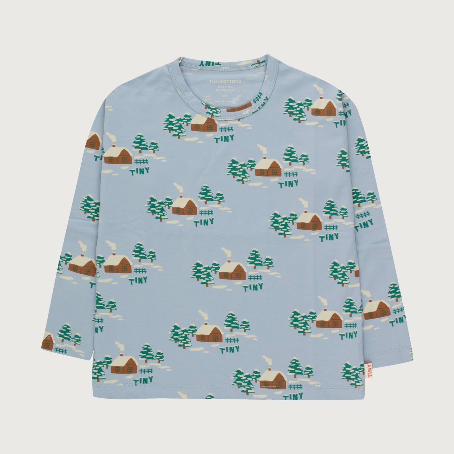 Tinycottons COTTAGE tee dark grey / 2Y