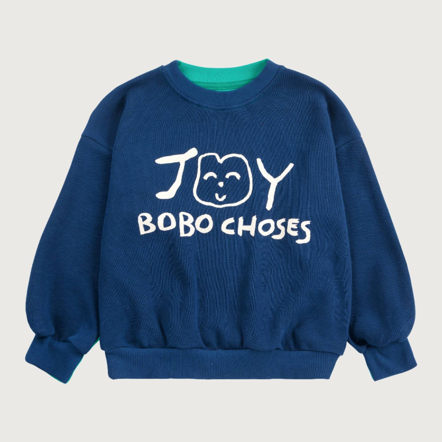 Bobo Choses SMILING sweatshirt navy blue