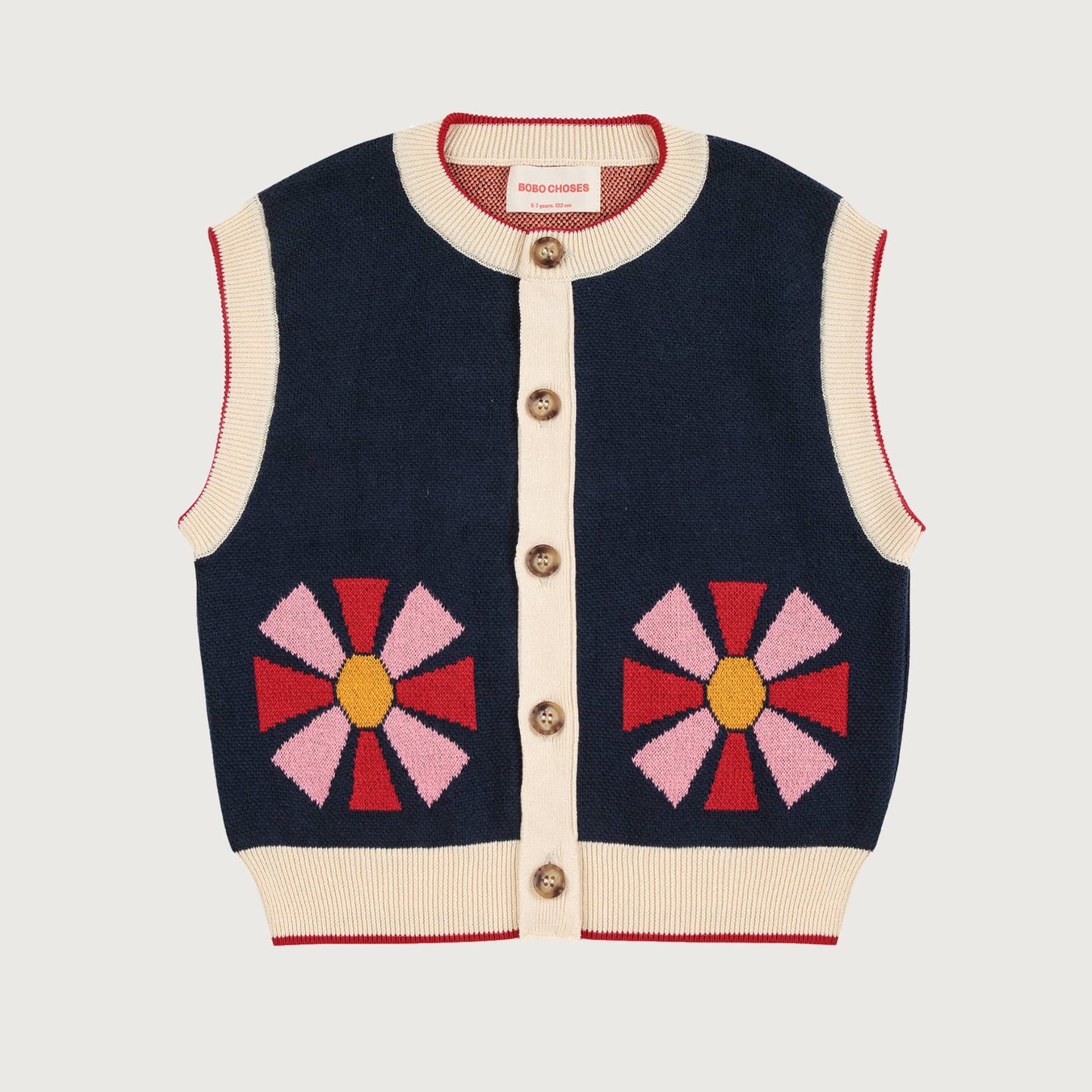 Bobo Choses KALEIDOSCOPE vest navy blue