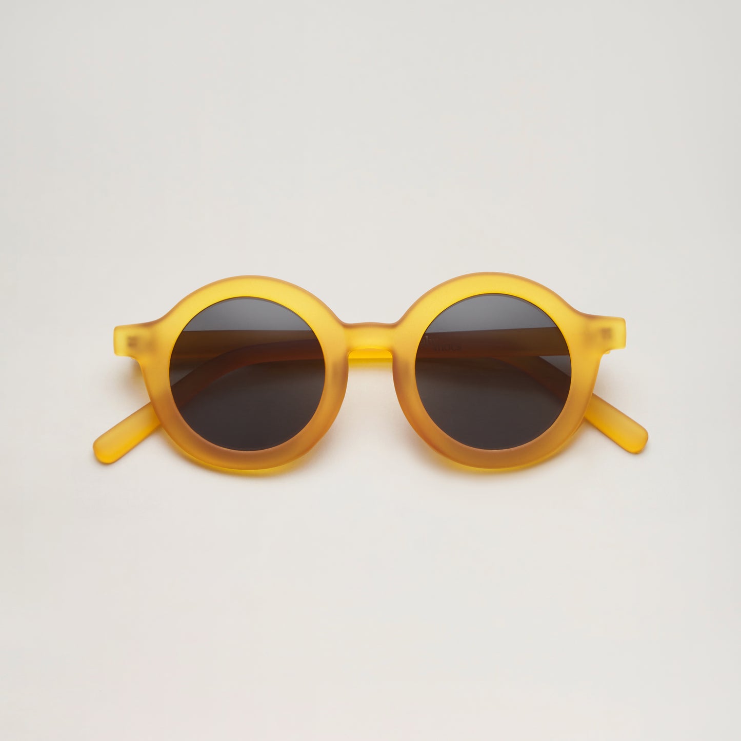Signature round Kid sunnies YELLOW