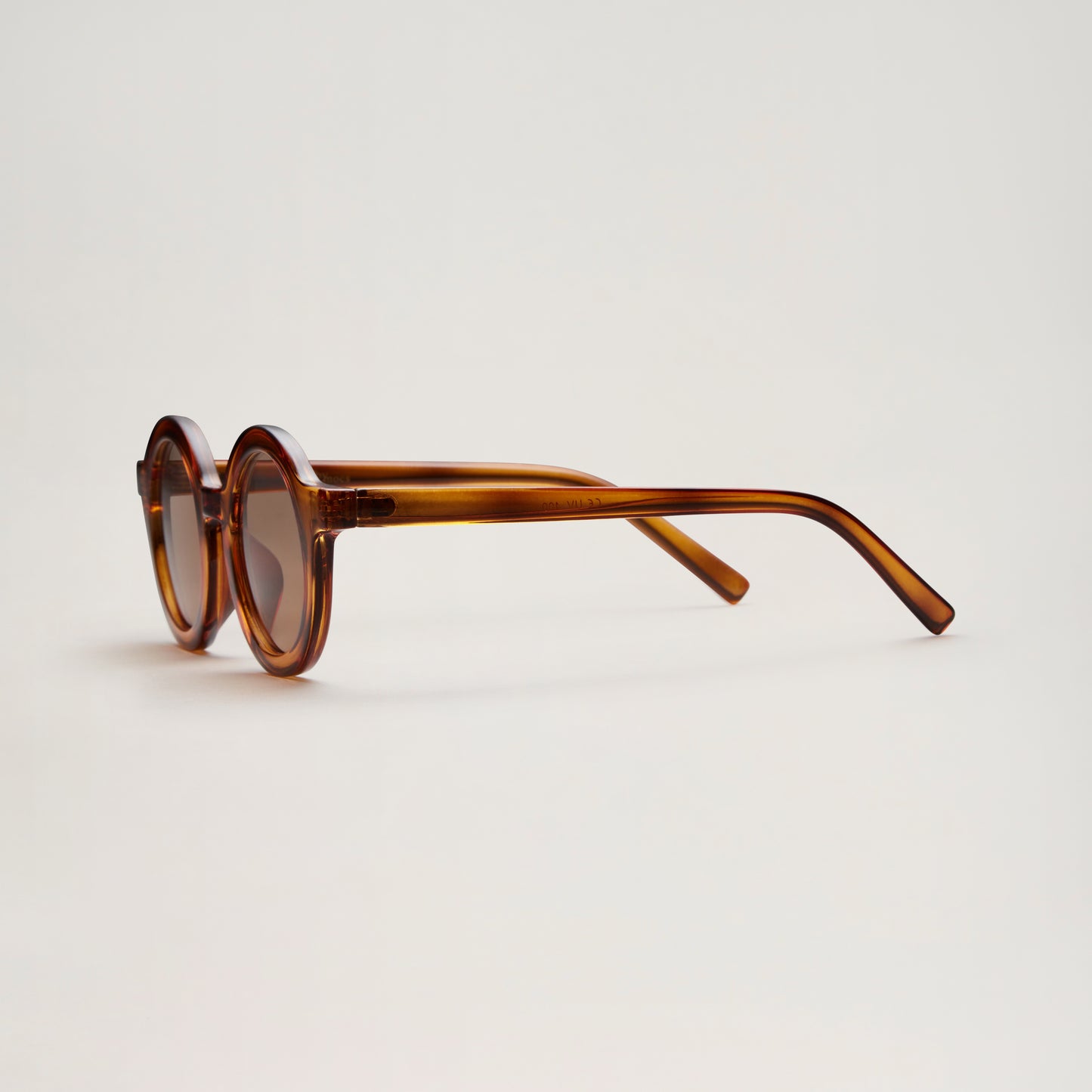 Signature round sunnies AMBER (KID)