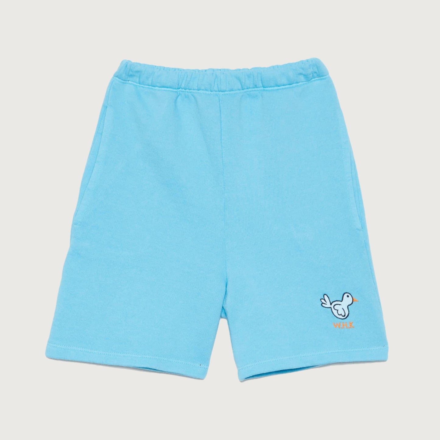 Weekend House Kids Pio Pio embroidered Bermuda sky blue