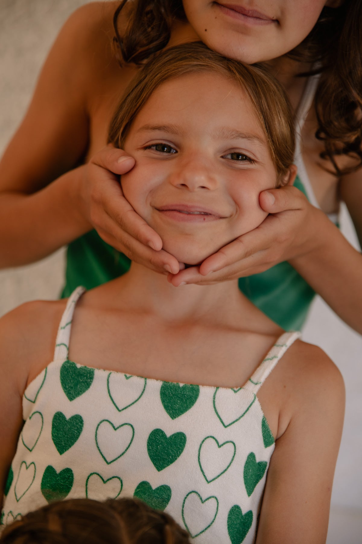 We Are Kids Top Clara green hearts / 10-11Y