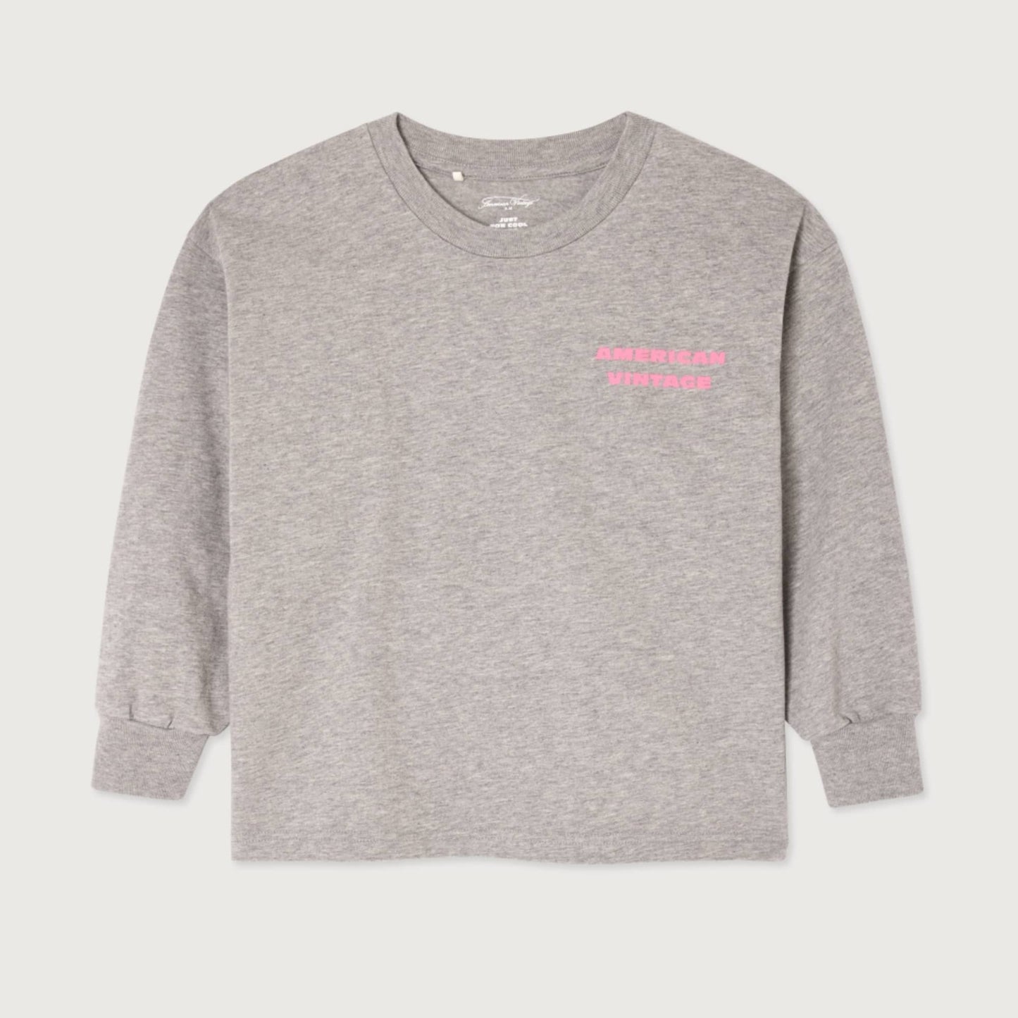 American Vintage Kids Fizvalley T-shirt heather grey grisch