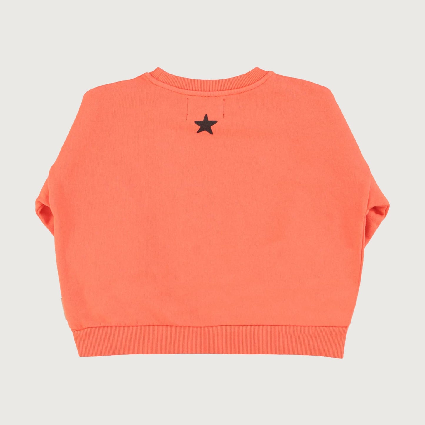 Piupiuchick Sweatshirt orange with MUSIC print