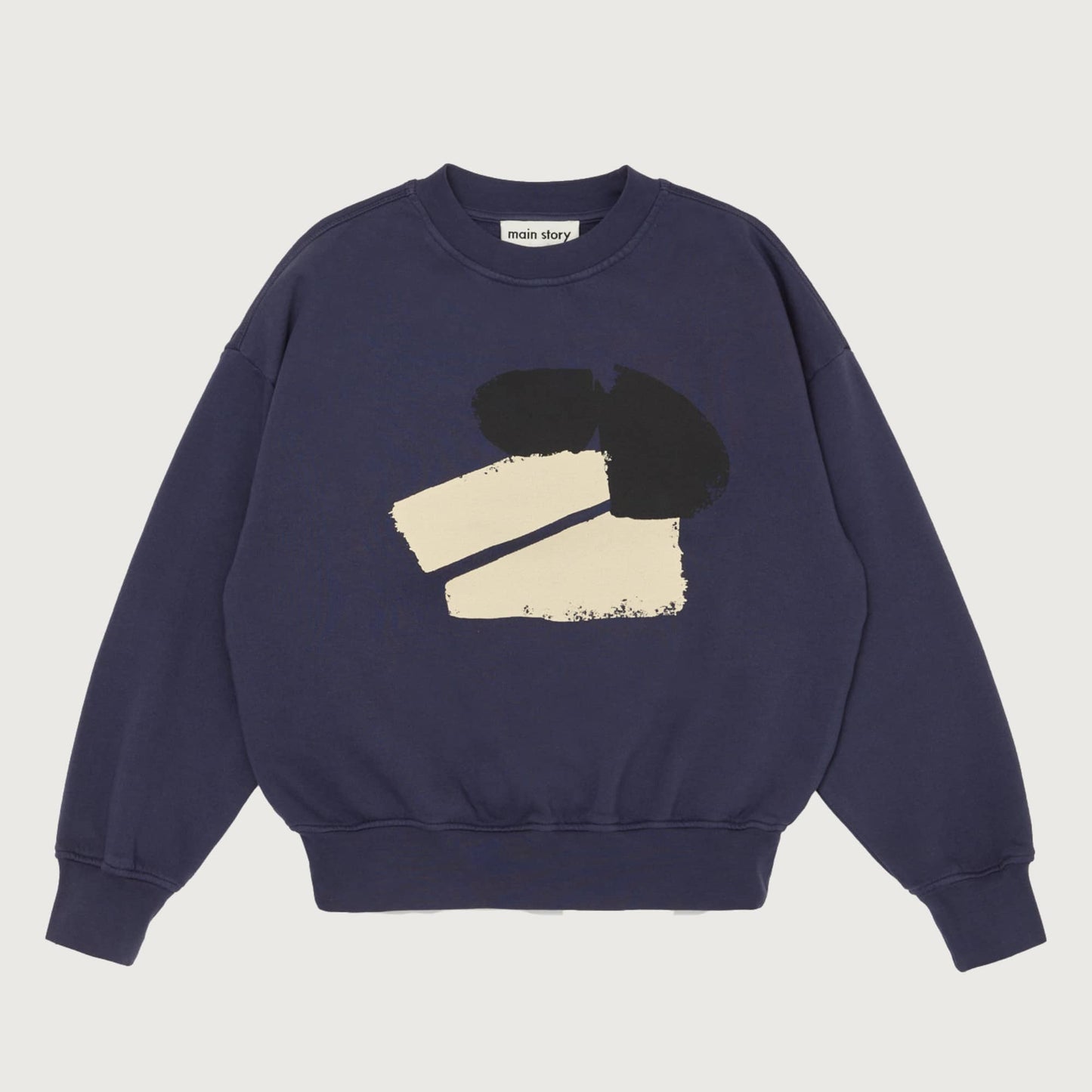Main Story Bubble sweatshirt graystone blue