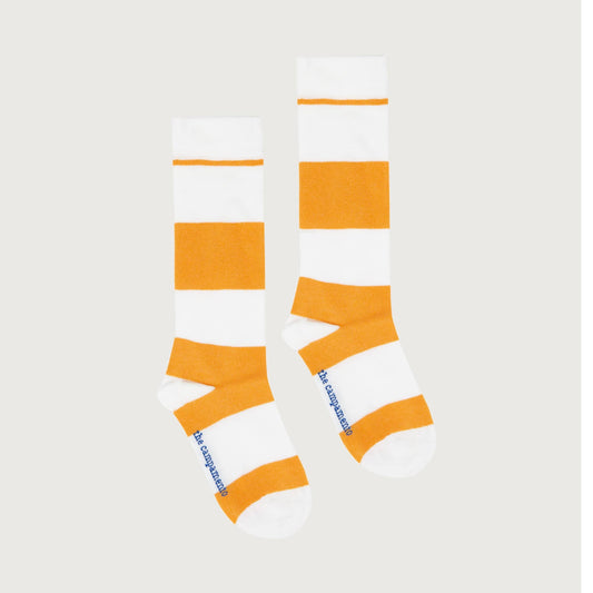 The Campamento Orange Stripes Socks