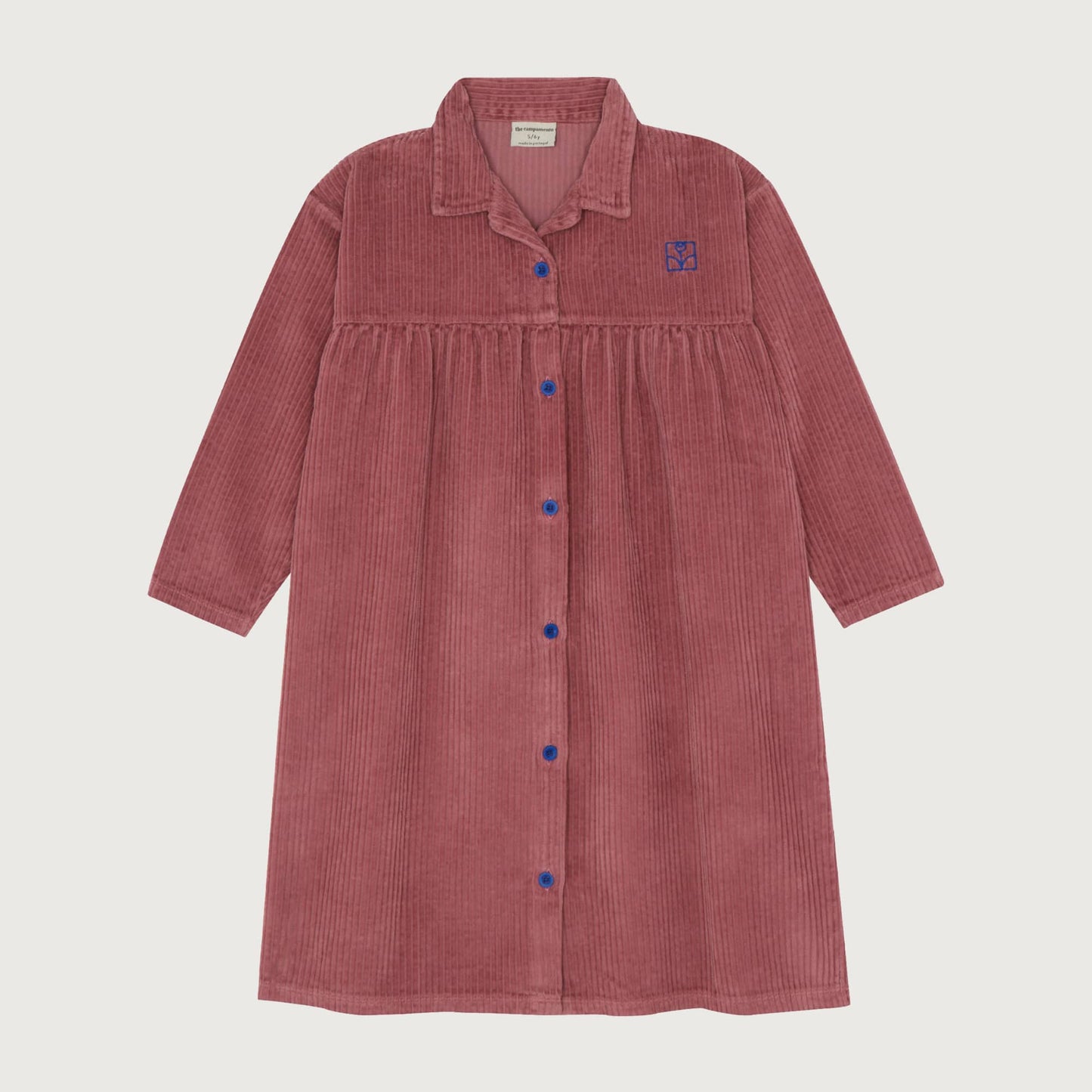 The Campamento Purple corduroy dress