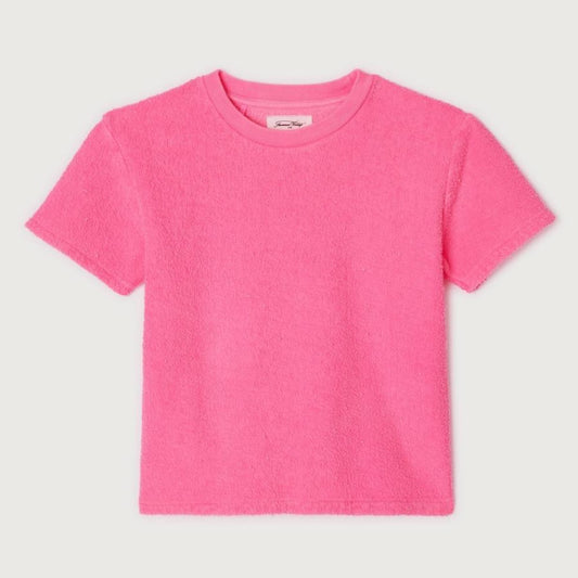 American Vintage Kids T-shirt Bobypark pink acid fluo