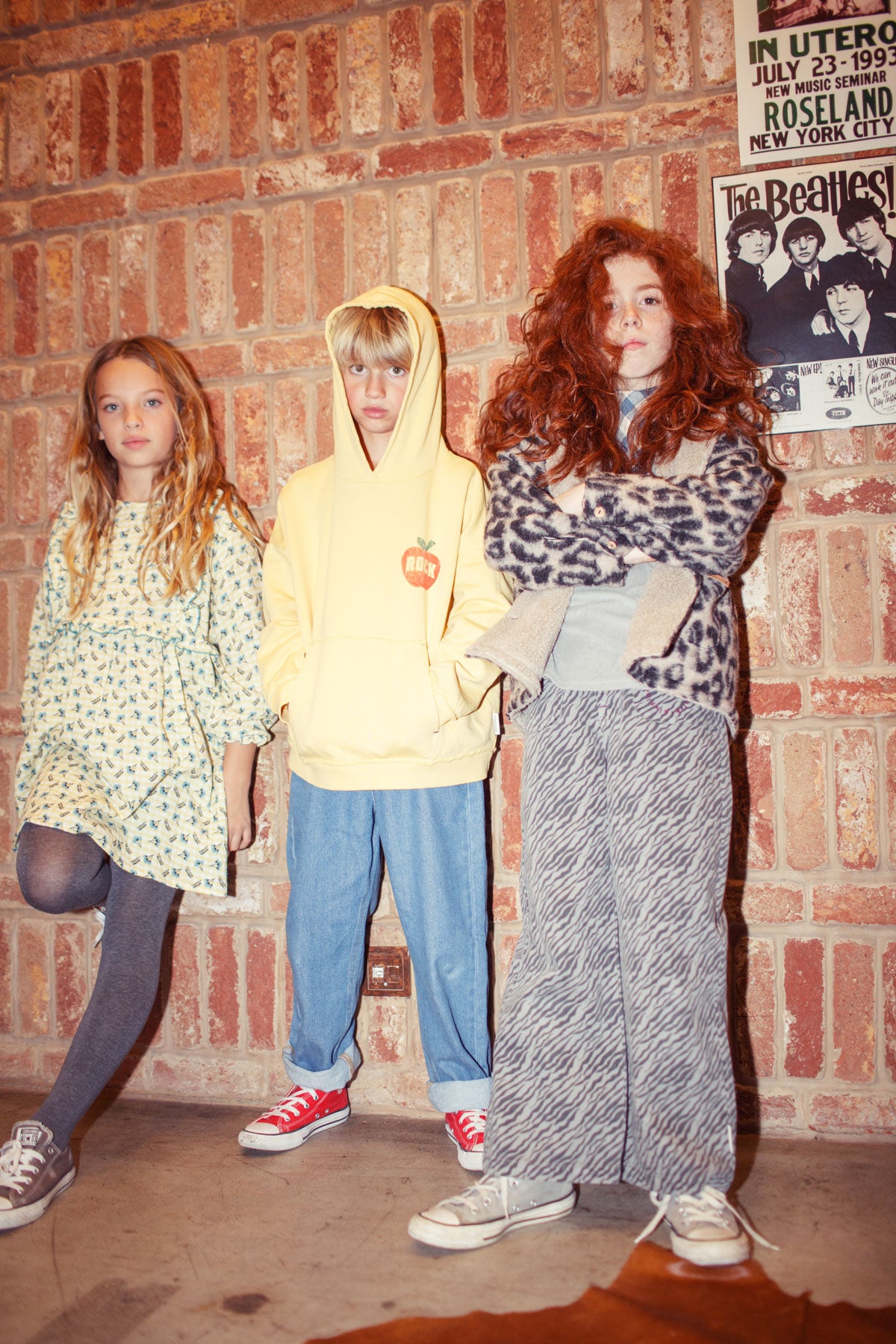 Piupiuchick Unisex trousers washed navy denim