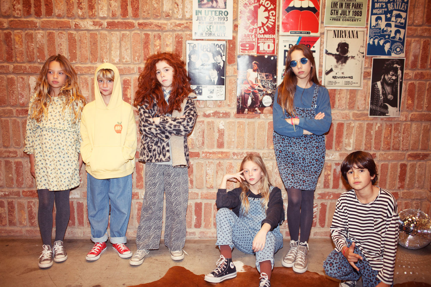 Piupiuchick Unisex trousers washed navy denim