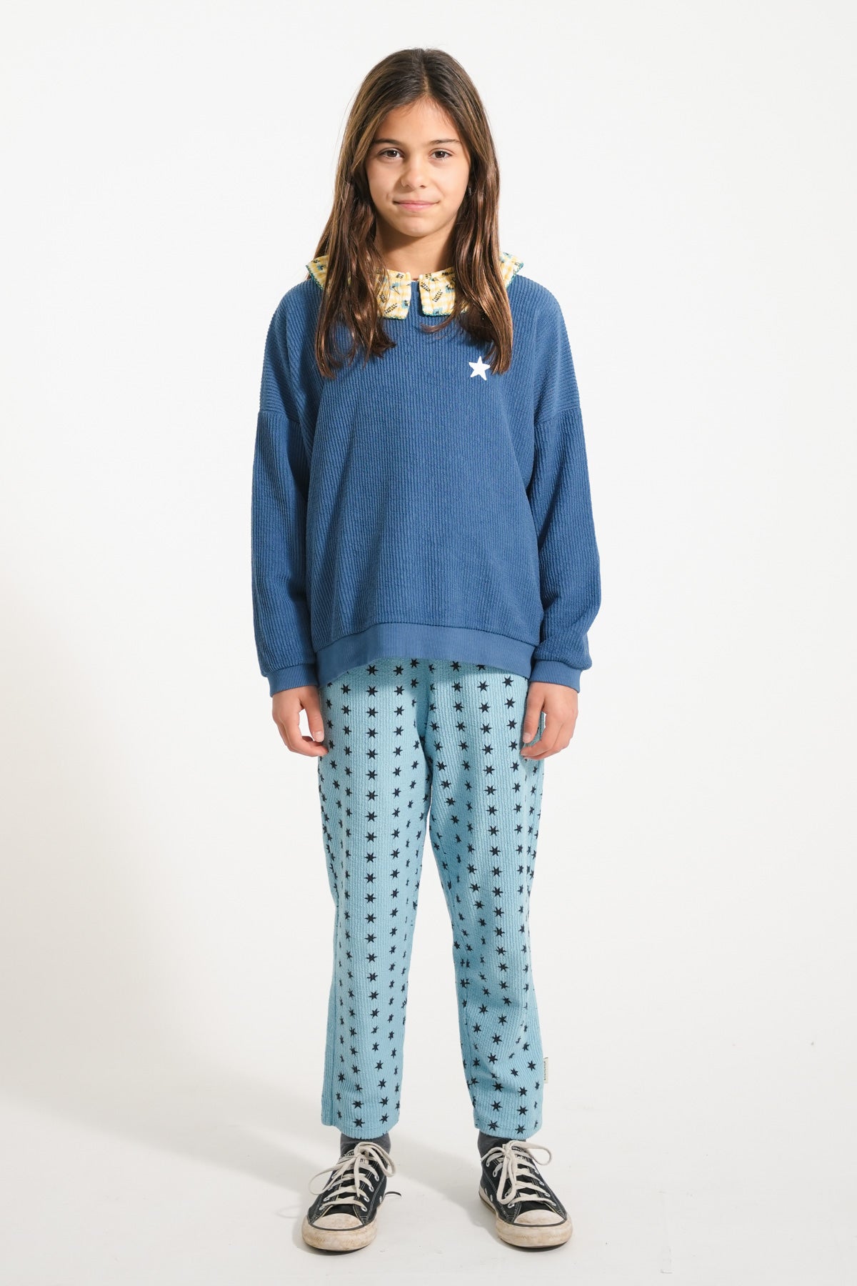 Piupiuchick LOGO sweatshirt blue