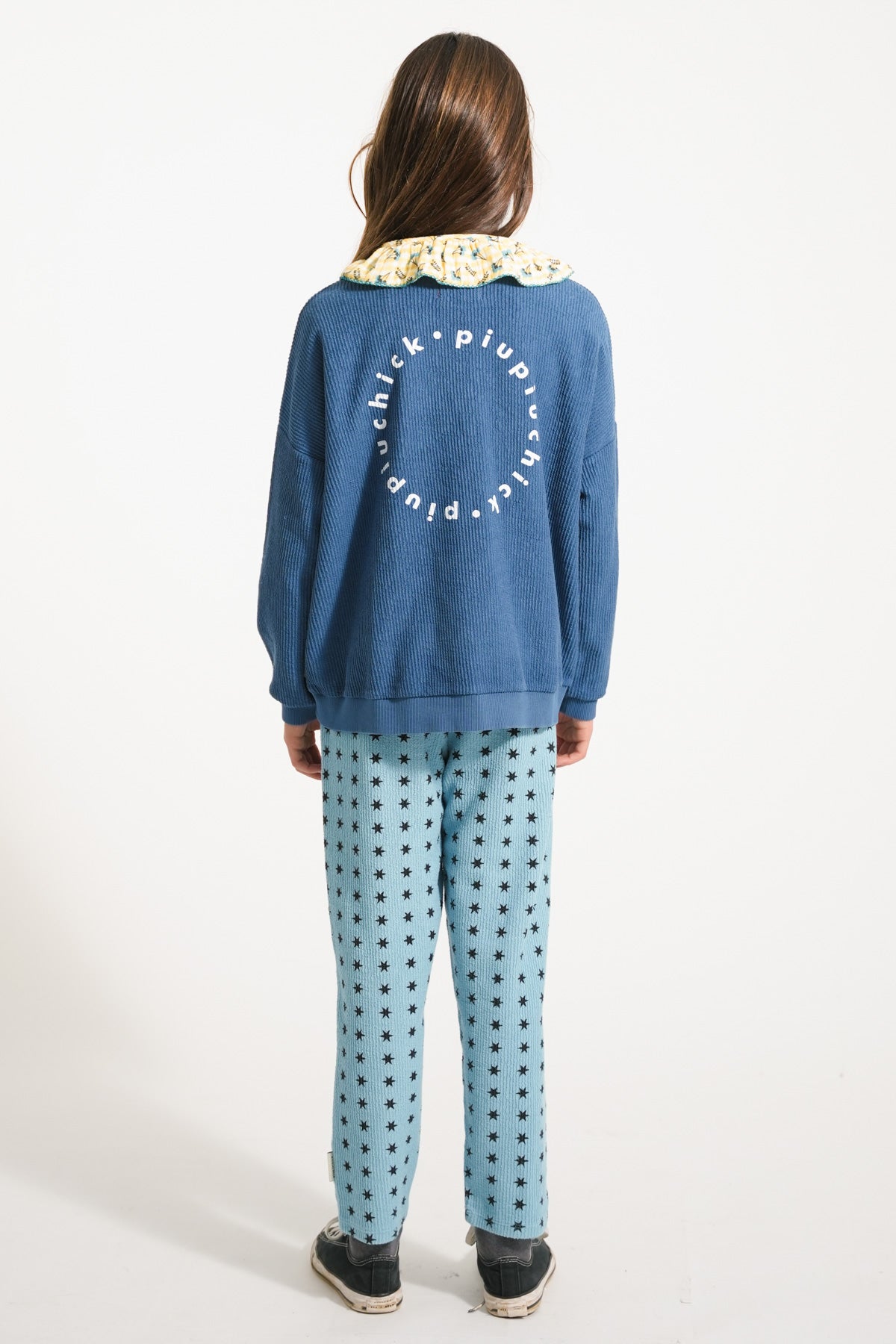 Piupiuchick LOGO sweatshirt blue