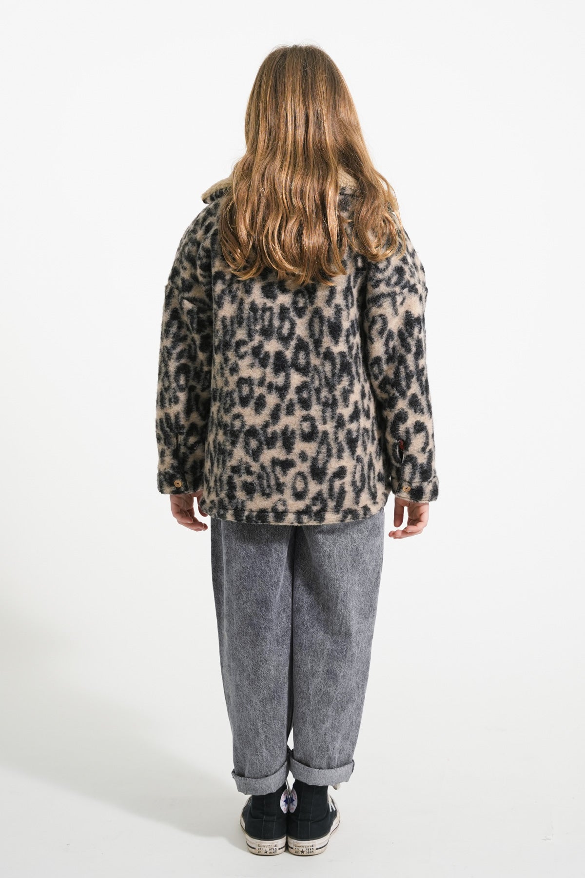 Piupiuchick Jacket ecru with ANIMAL print