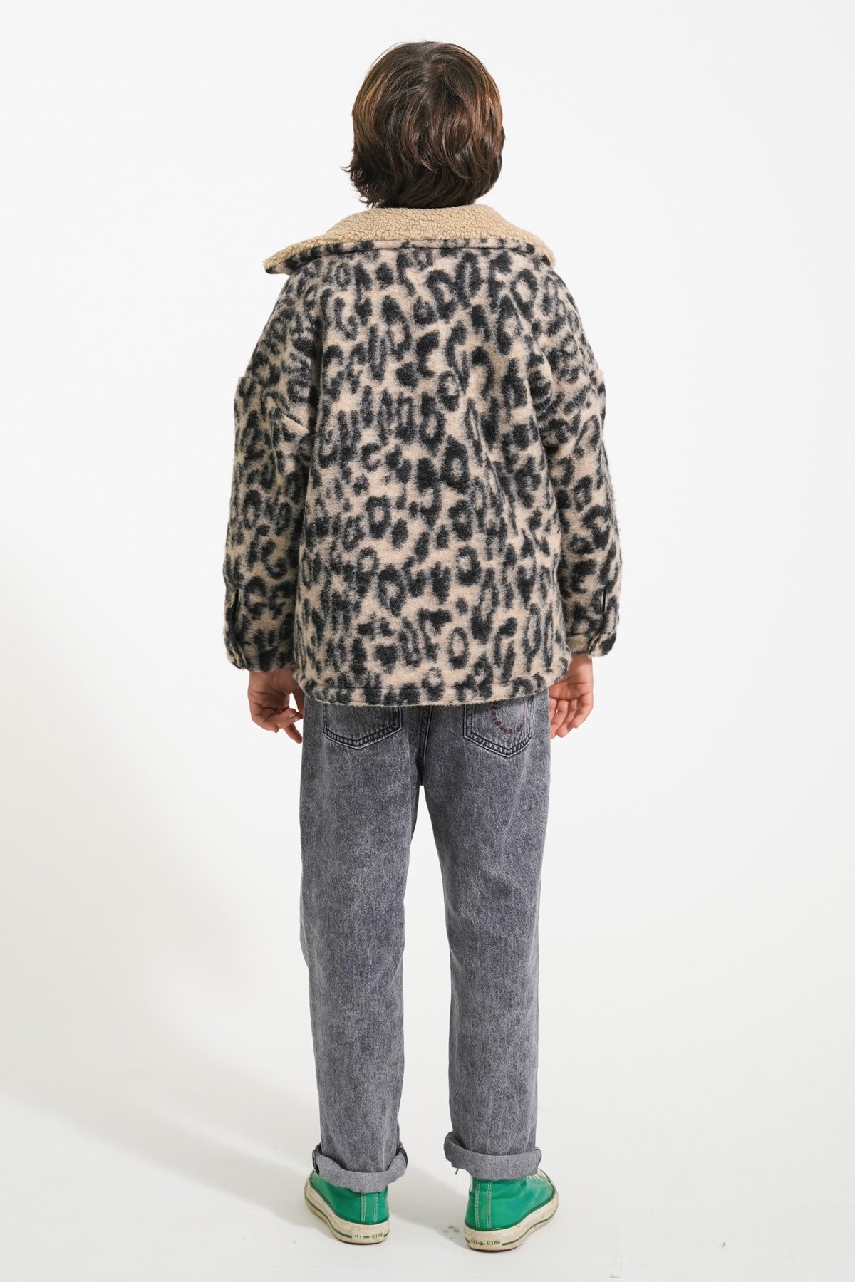 Piupiuchick Jacket ecru with ANIMAL print