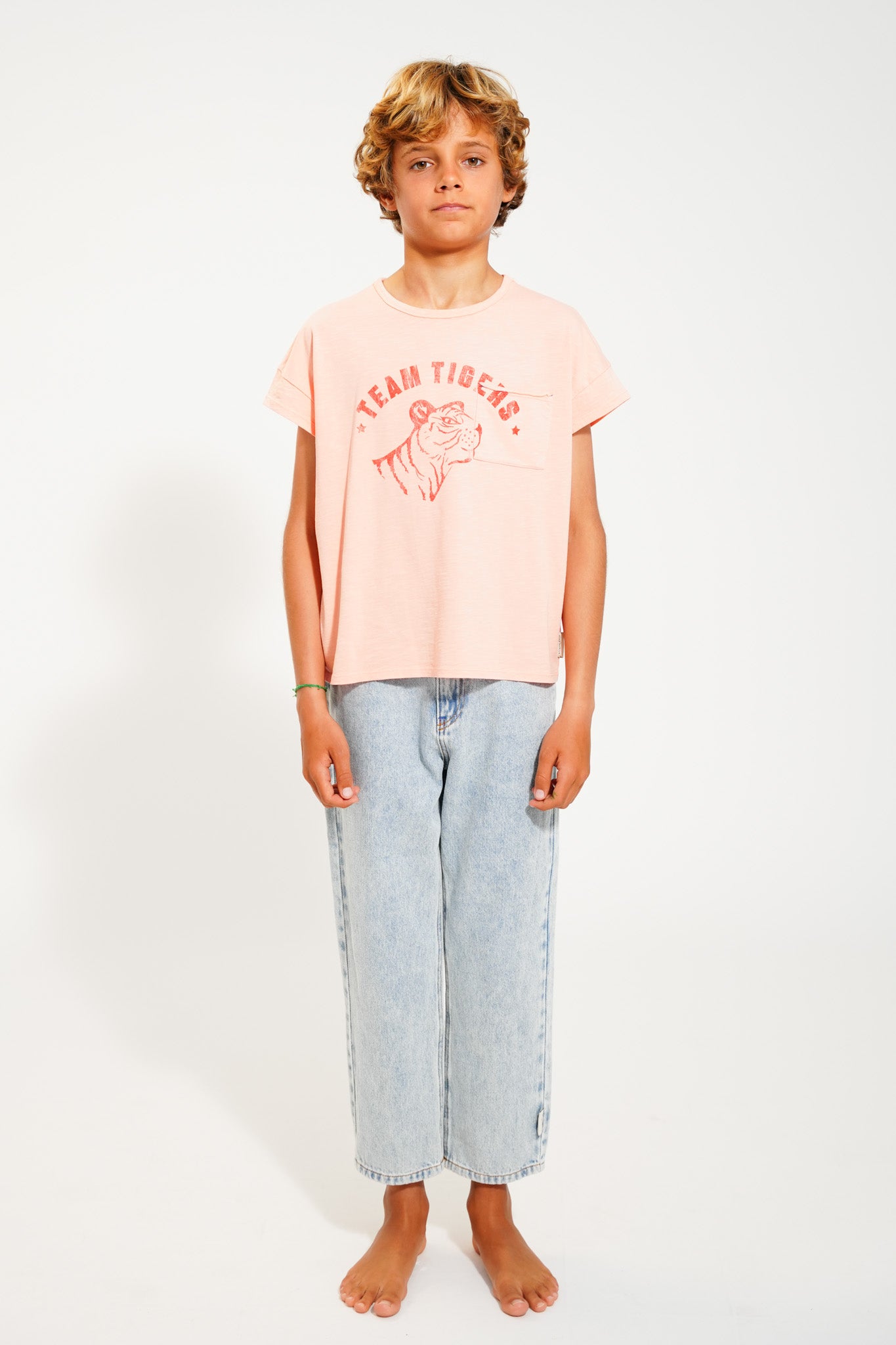 Piupiuchick pink t-shirt with TIGER print