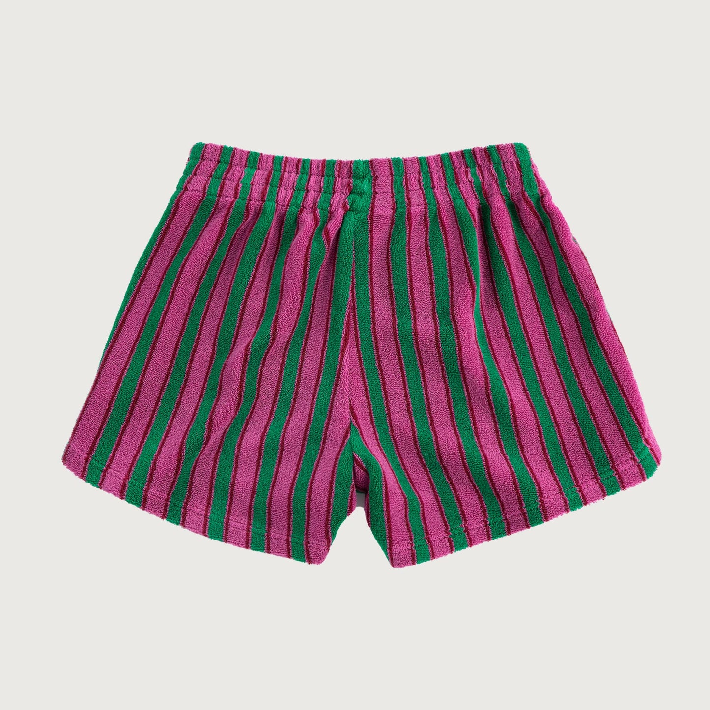 Bobo Choses STRIPED terry cloth shorts purple / 12-13Y