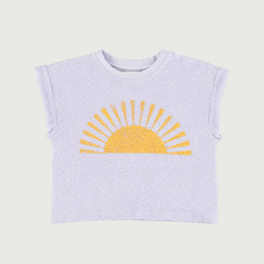 Piupiuchick BURNING SAND terry T-shirt lavender