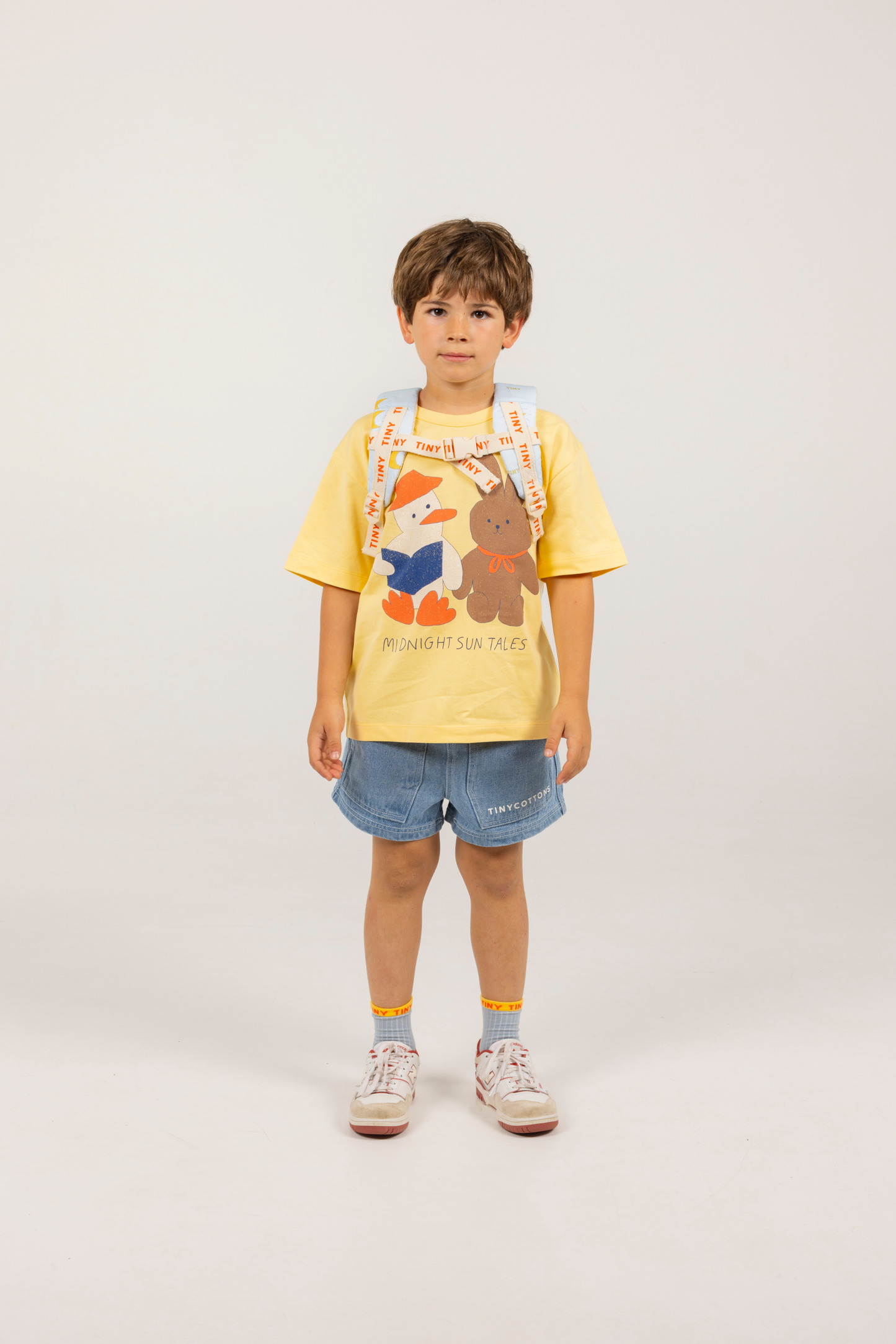 Tinycottons READERS graphic tee mellow yellow