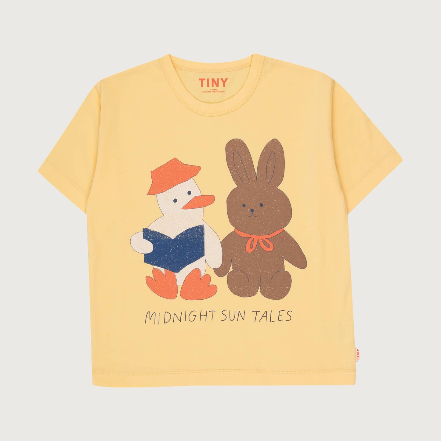 Tinycottons READERS graphic tee mellow yellow