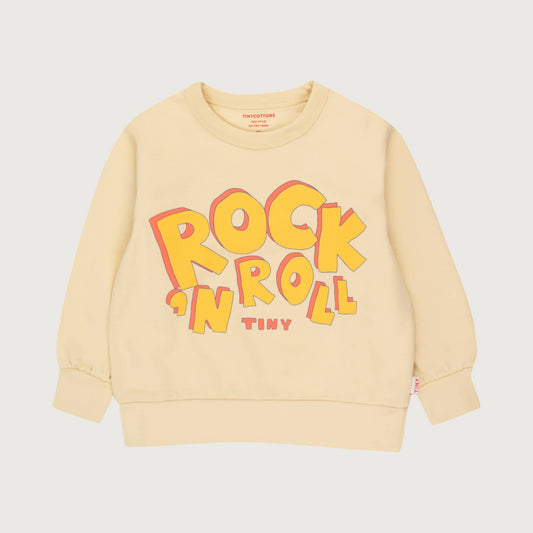 Tinycottons ROCK ‘N’ ROLL sweatshirt dusty yellow