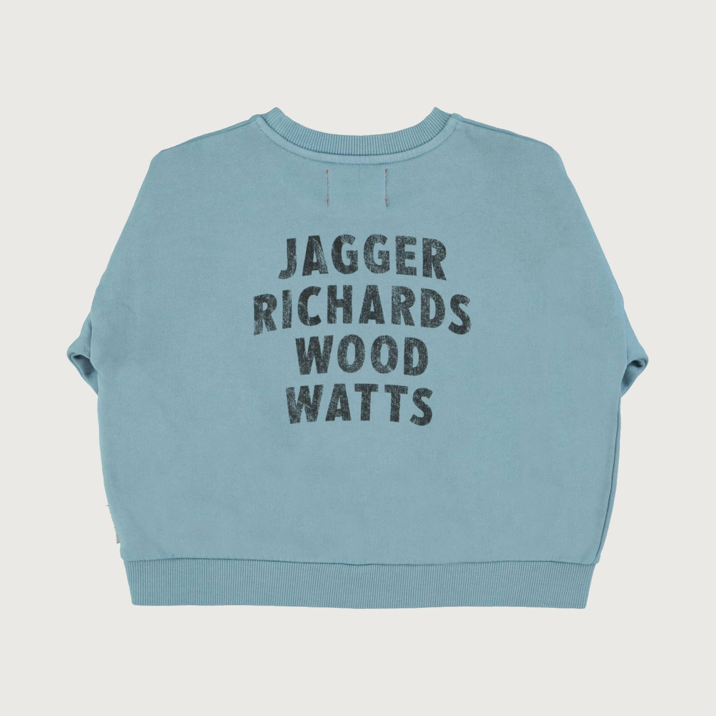 Piupiuchick Sweatshirt blue with ROCK STARS print