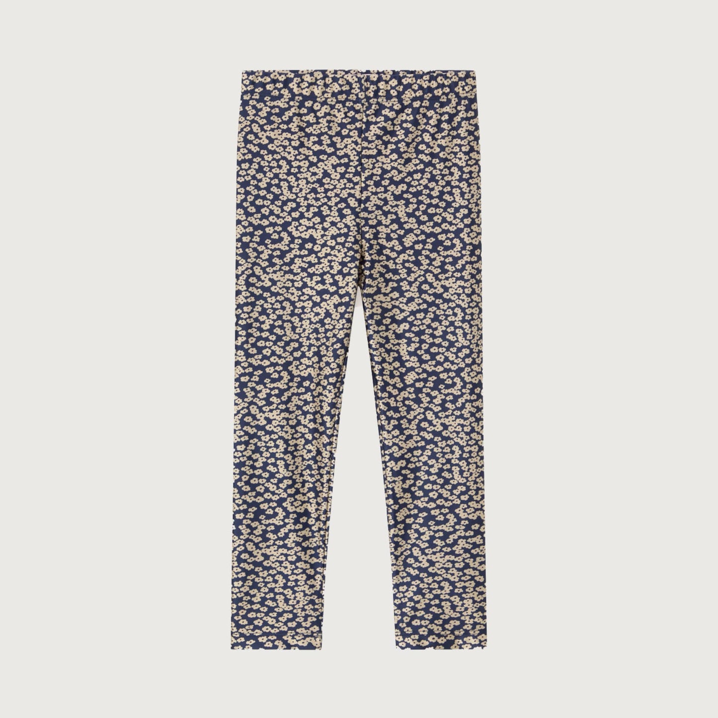 Tinycottons SMALL FLOWERS shiny pant navy