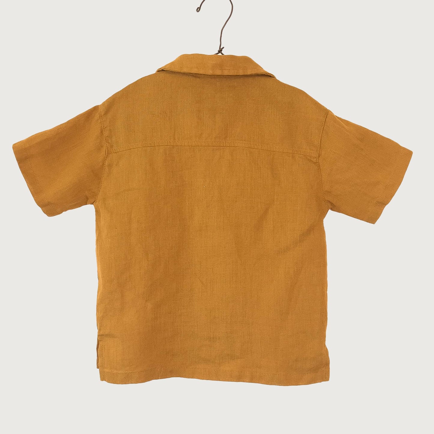 Play Up Linen Shirt Brown