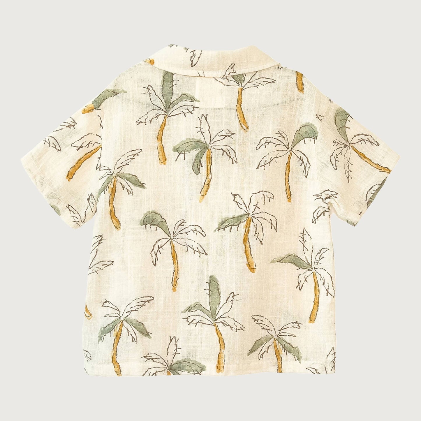 Play Up Printed Woven Shirt Ecru / 10Y