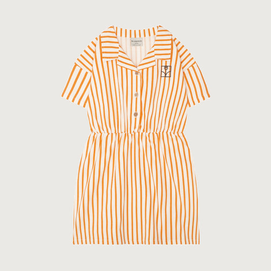 The Campamento Orange Stripes Dress