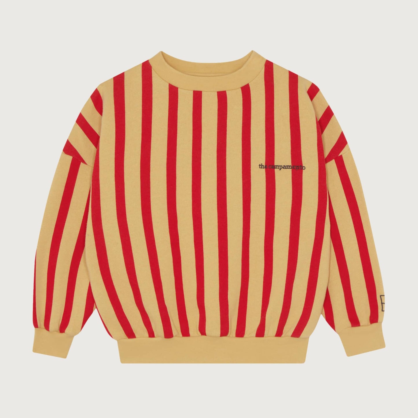 The Campamento Red stripes sweatshirt yellow