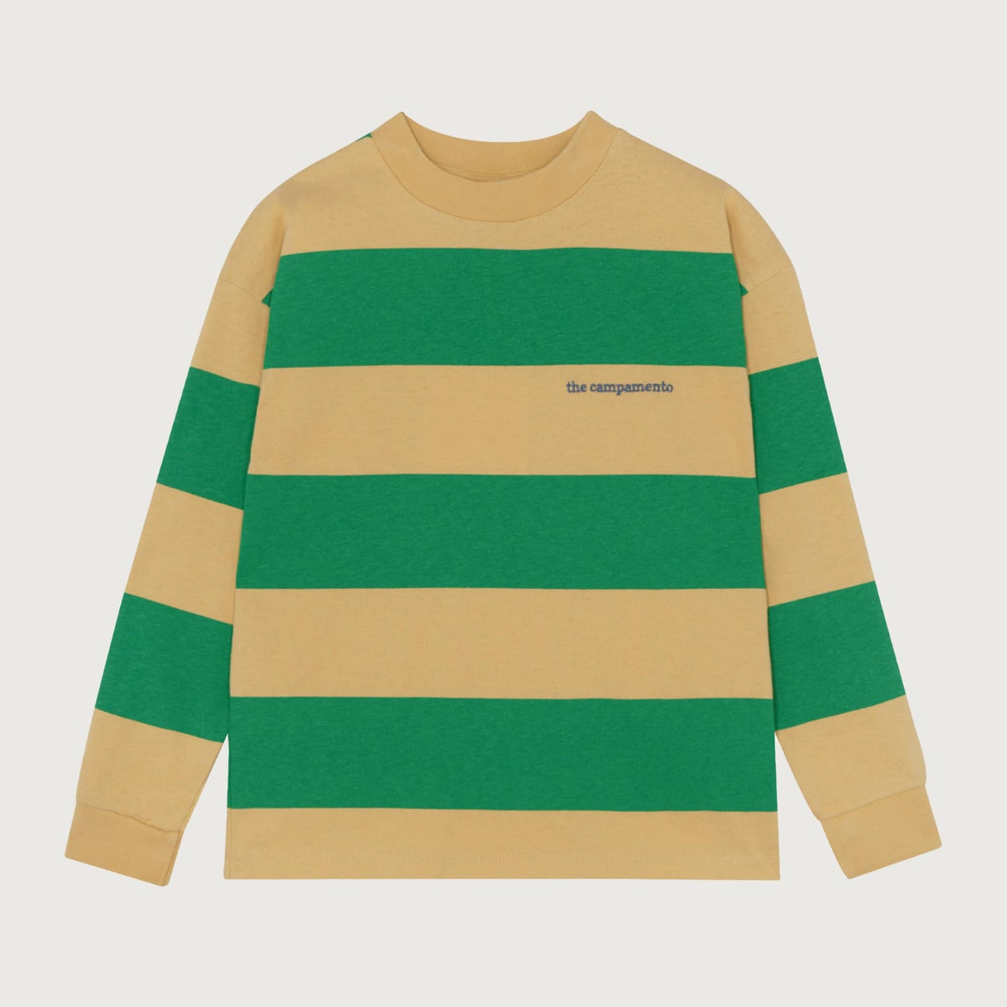 The Campamento Green stripes t-shirt