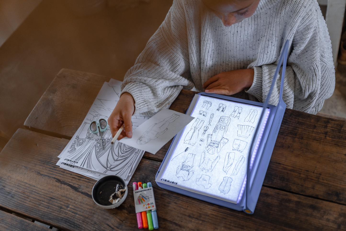 Kidywolf Kidydraw pro tablet blue MANGA