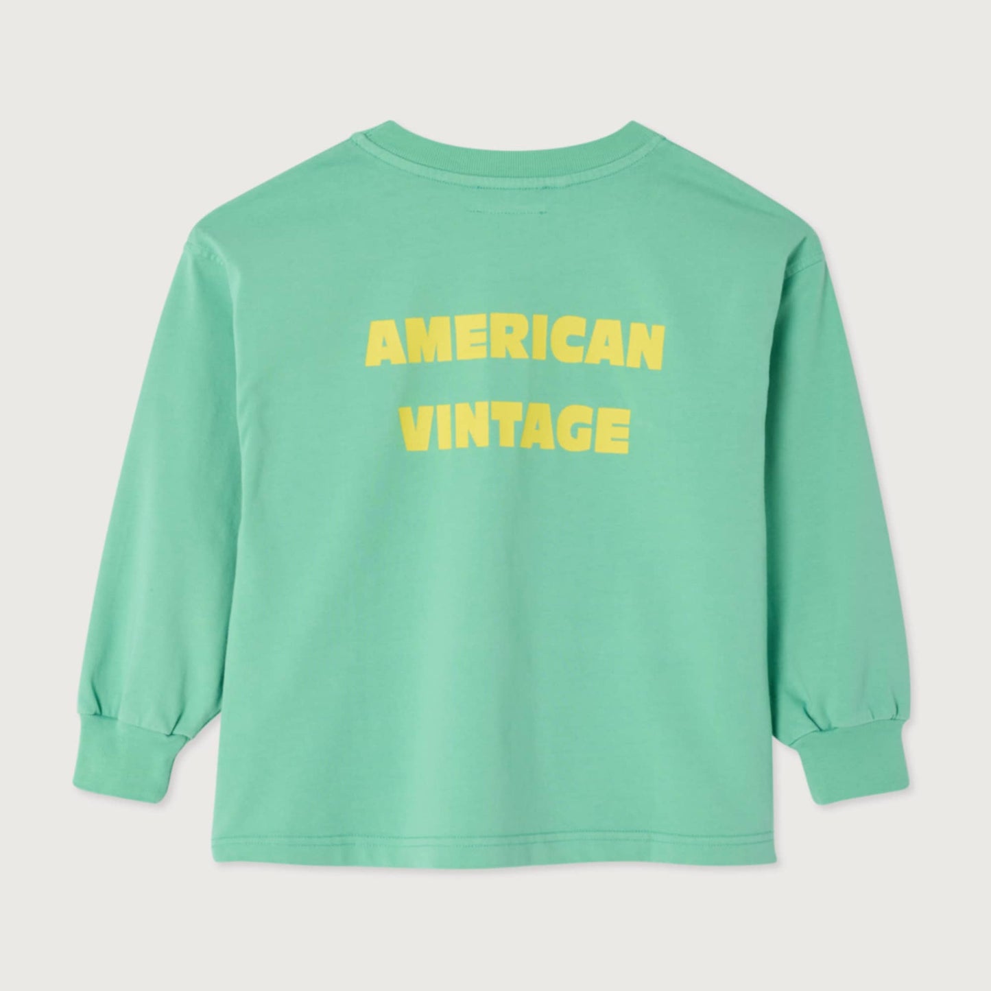 American Vintage Kids Fizvalley long sleeve tee laitue vintage