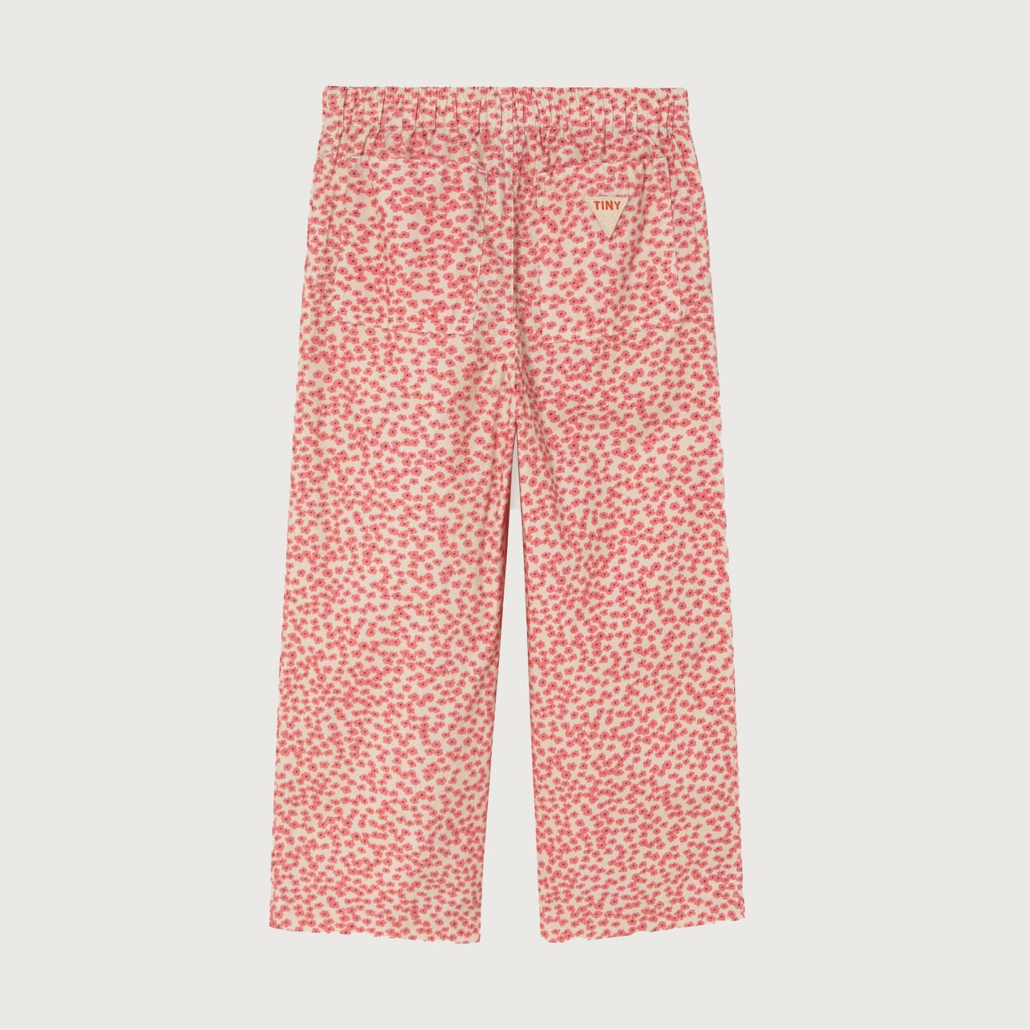 Tinycottons SMALL FLOWERS woven pant dark vanilla