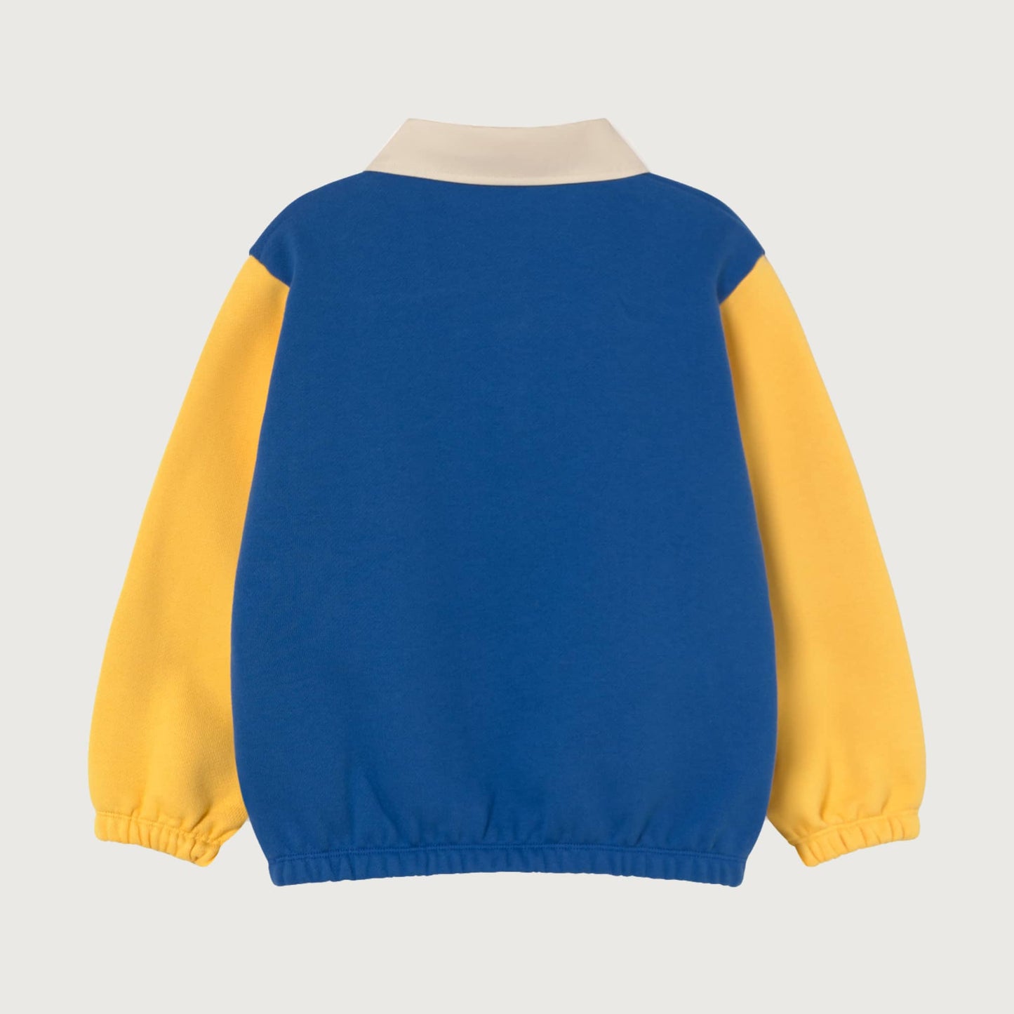 Tinycottons COLOR BLOCK polo sleeve tee dark blue