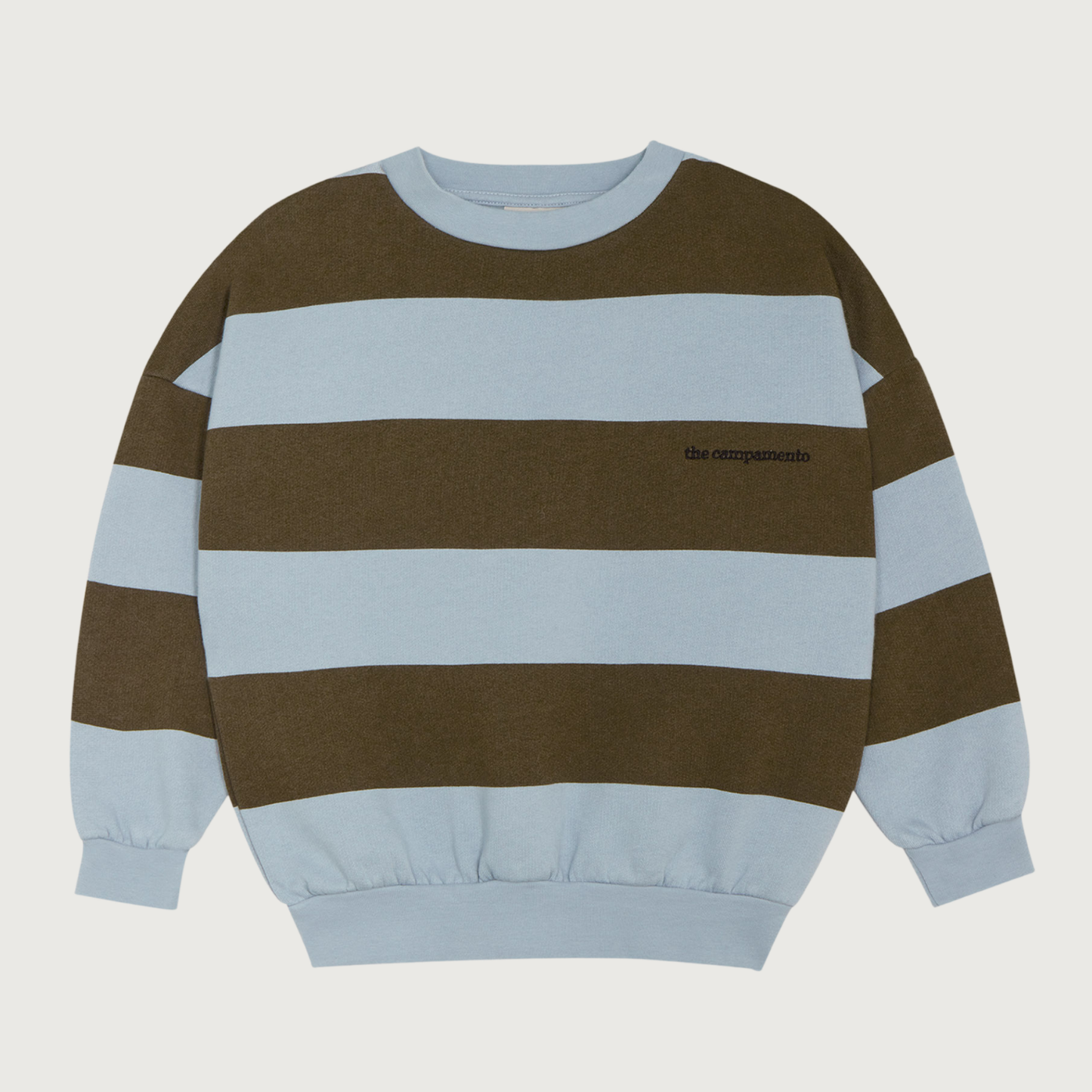The Campamento Green stripes sweatshirt