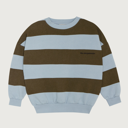 The Campamento Green stripes sweatshirt