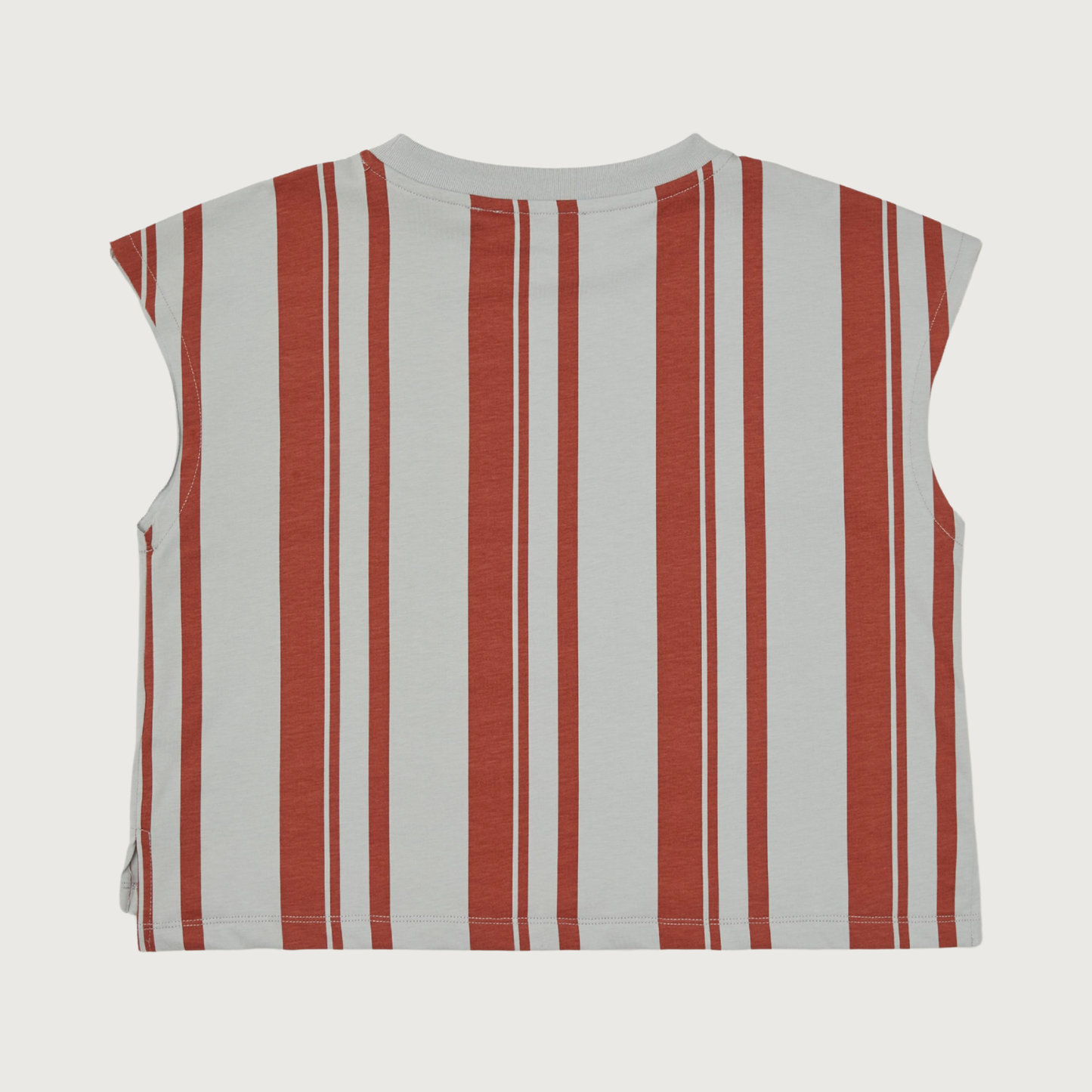 Main Story Shell top pearl blue stripe jersey