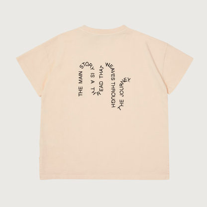 Main Story Oversized tee pink tint jersey