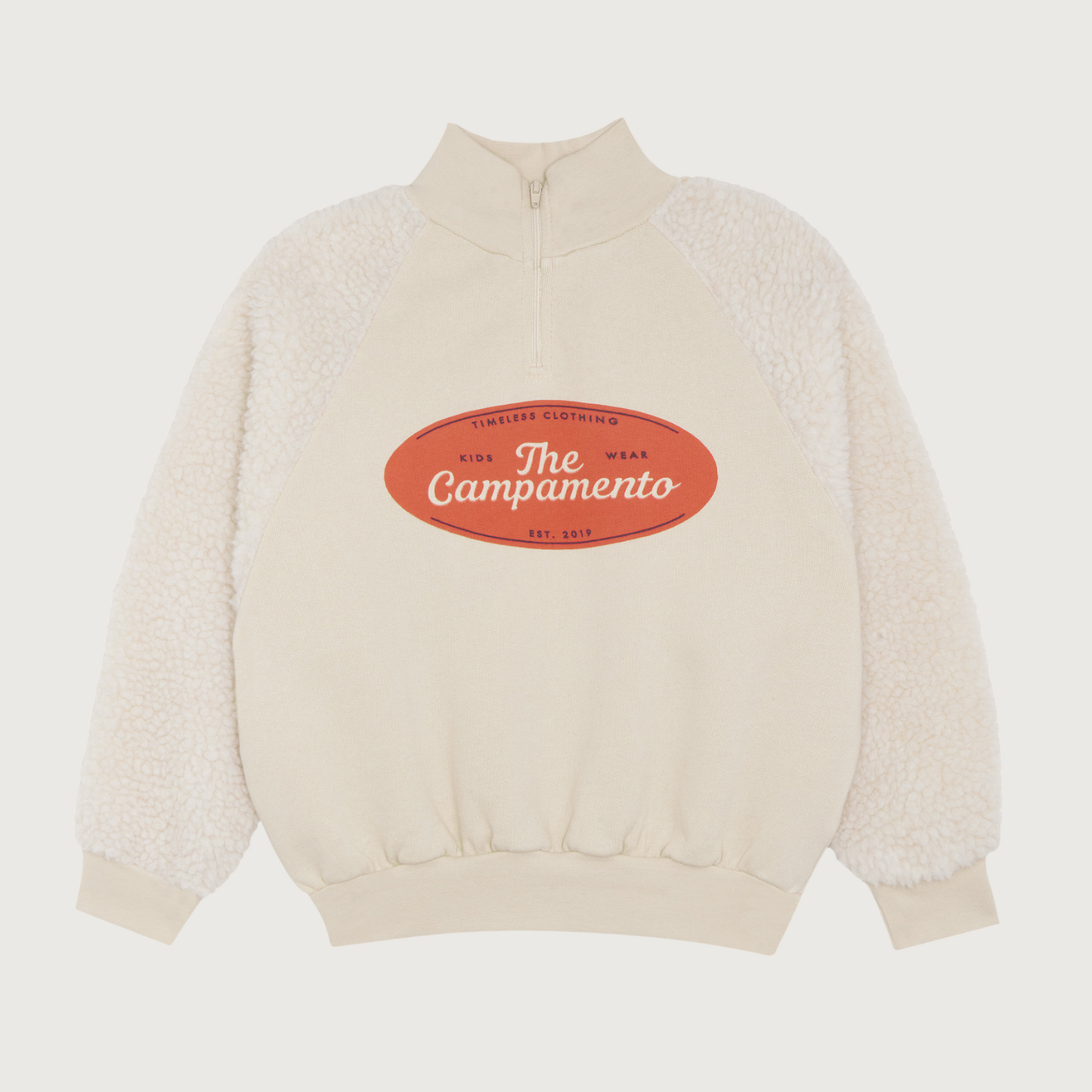 The Campamento Teddy sweatshirt ecru