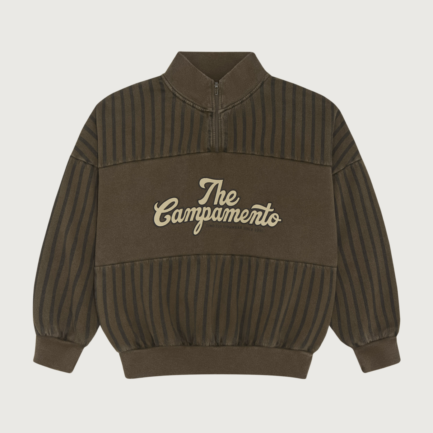The Campamento Stripes sweatshirt green