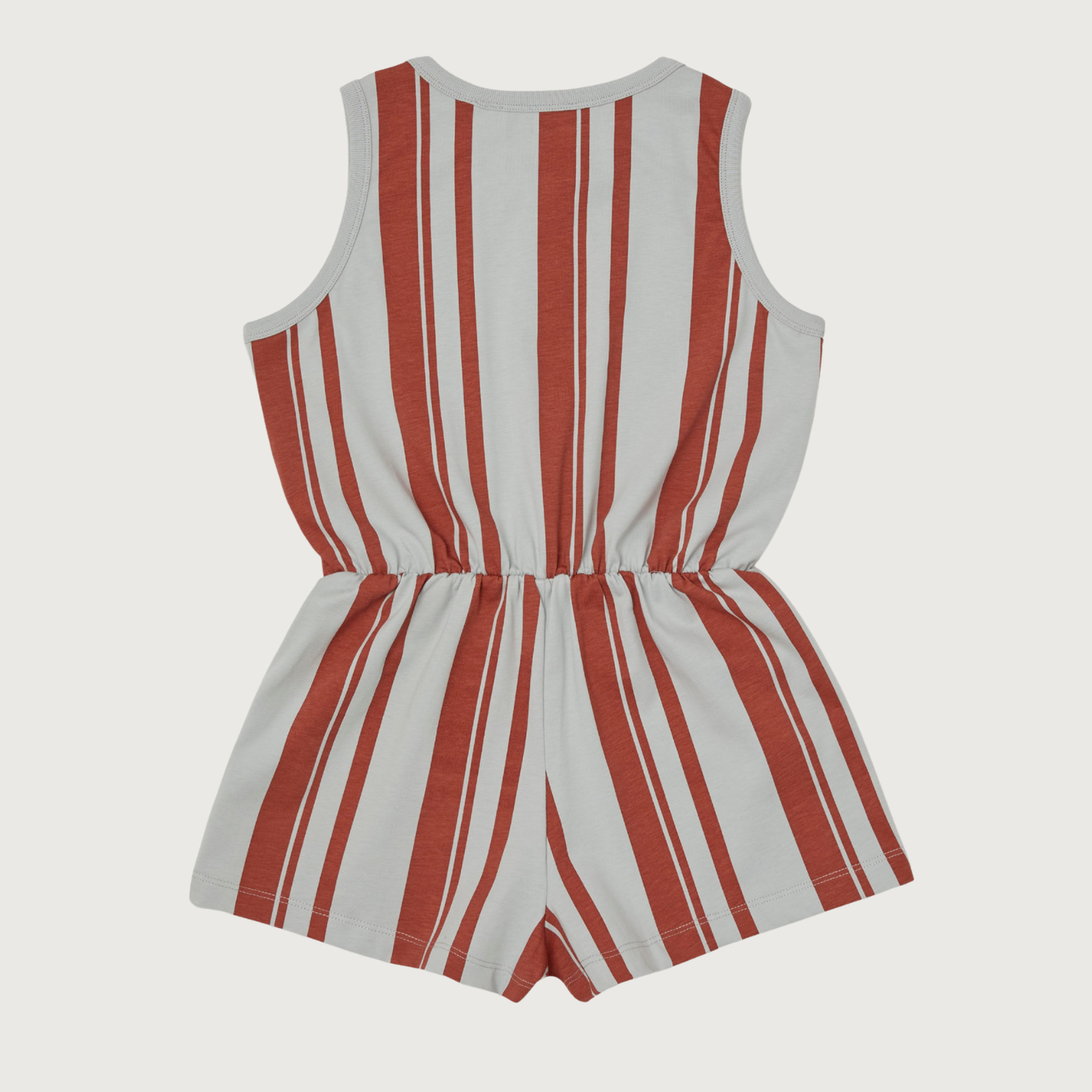 Main Story Playsuit pearl blue stripe jersey