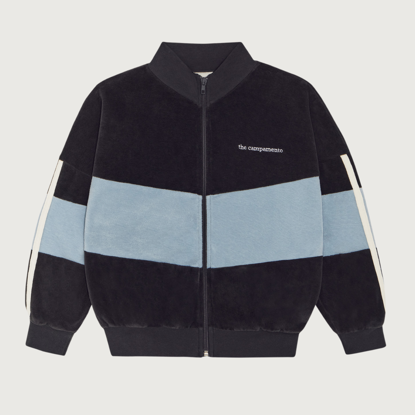 The Campamento Grey color block sweatshirt
