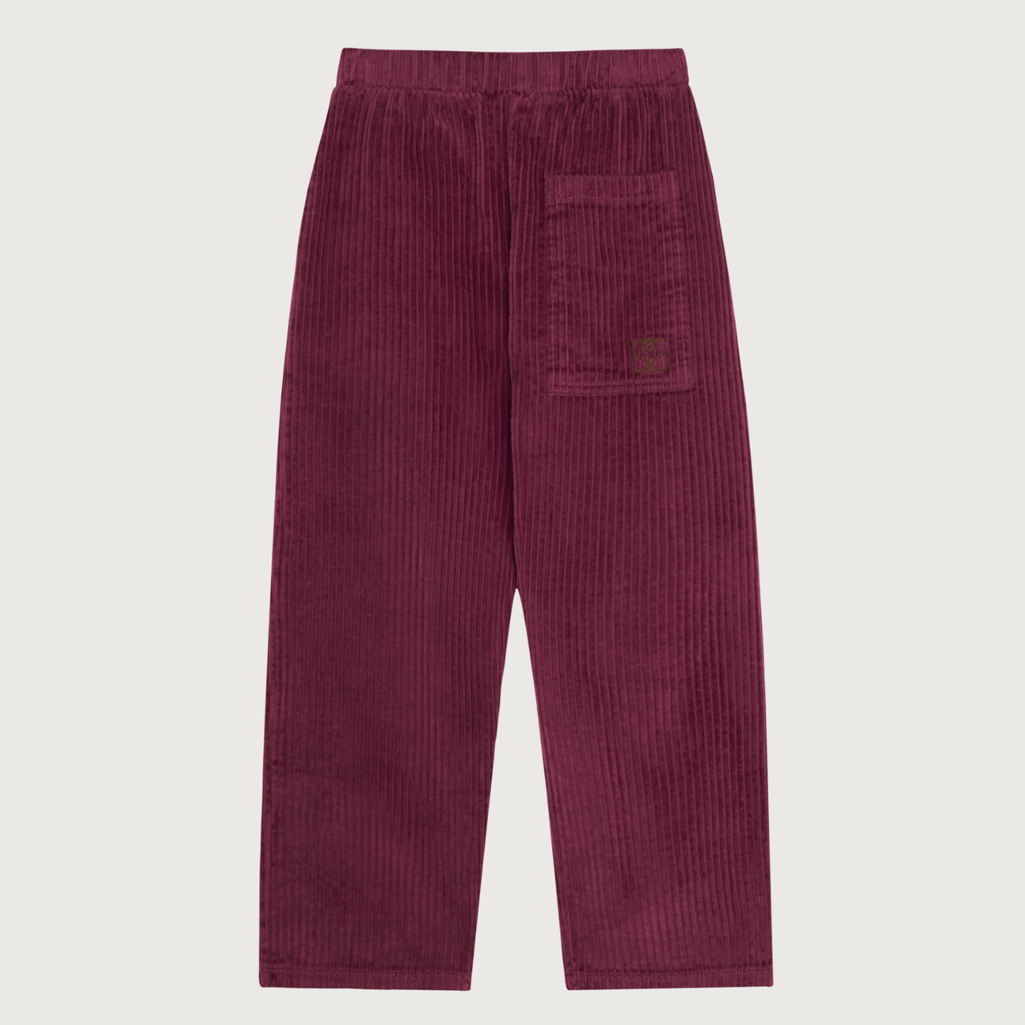 The Campamento Burgundy corduroy trousers