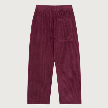 The Campamento Burgundy corduroy trousers