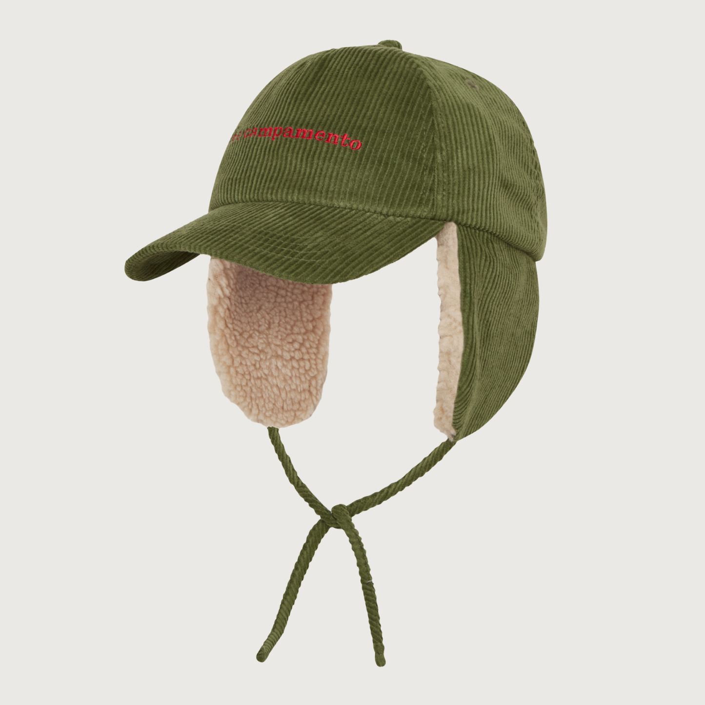 The Campamento Corduroy cap green