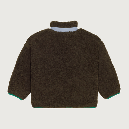 The Campamento Green teddy jacket